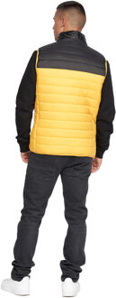 crosshatch Heren Presnell Hoog Hals Gilet (Geel) - L