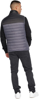 crosshatch Heren Presnell Hoog Hals Gilet (Houtskool)