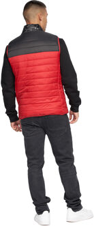 crosshatch Heren Presnell Hoog Hals Gilet (Rood) - XL