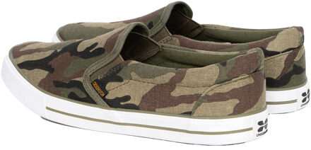 crosshatch Heren Ramp MVE Trainers (Groen)