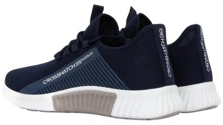 crosshatch Heren Rideout Trainers (Marine) - maat EU 47.5 / UK 12 Navy