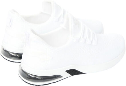 crosshatch Heren Sandholt Sneakers (Wit)