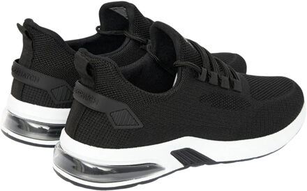 crosshatch Heren Sandholt Sneakers (Zwart)