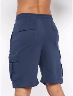 crosshatch Heren Seagaro Cargo Shorts (Insignia Blauw) - maat Navy