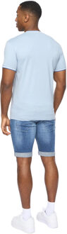 crosshatch Heren Shellworth T-Shirt (Lichtblauw)