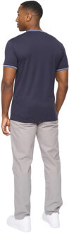 crosshatch Heren Shellworth T-Shirt (Marine) Navy