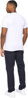 crosshatch Heren Shellworth T-Shirt (Wit)