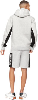 crosshatch Heren Silomane Hoodie (Grijze Mergel) Grijs