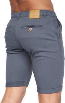 crosshatch Heren Sinwood Chino Shorts (Benzine) Blauw