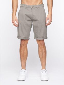 crosshatch Heren Sinwood Chino Shorts (Grijs)