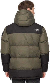 crosshatch Heren Squadage jas met panelen (Groen) - maat 2XL