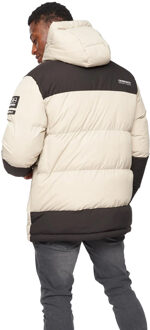 crosshatch Heren Squadage jas met panelen (Steen) - 2XL