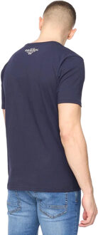 crosshatch Heren Squarebox T-Shirt (Navy) - L