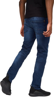crosshatch Heren Svelte Stretch Jeans (Donkere wasbeurt) Navy/blauw - 38W/32L