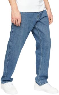 crosshatch Heren Tillman Stone Wash Baggy Jeans (Steen)