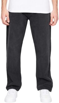 crosshatch Heren Tillman Stone Wash Baggy Jeans (Zwart)