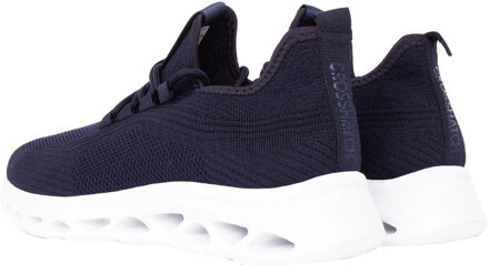 crosshatch Heren Trebedw Flyknit Trainers (Marine, Wit) - maat EU 42 / UK 8 Navy