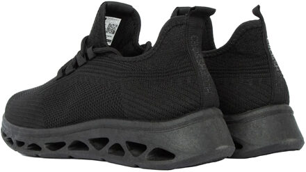 crosshatch Heren Trebedw Trainers (Zwart)