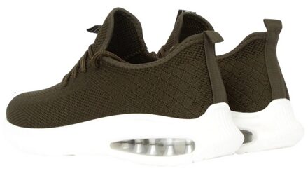 crosshatch Heren Trevel Trainers (Olijf) - EU 44.5 / UK 10