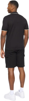 crosshatch Heren Utilate Polo Shirt (Zwart) - maat S