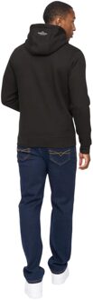 crosshatch Heren Vintarge Hoodie (Zwart)