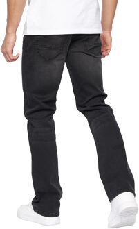 crosshatch Heren Winsbury Bootcut Jeans (Zwart wassen)