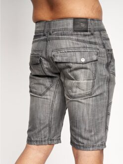 crosshatch Heren Winston MVE Denim Shorts (Donkergrijs)