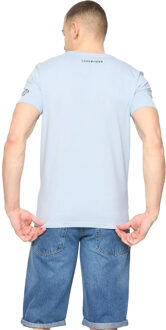 crosshatch Mannen Changra T-shirt (Lichtblauw)