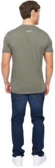 crosshatch Mannen Moules T-Shirt (Olijf) - L