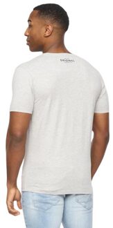 crosshatch Mannen Wilsby T-Shirt (Grijs Marl) - L
