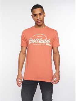 crosshatch Men's Crosshatch 5 Pack of Brandax Print T-Shirts in Multi colour Veelkleurig - 2XL