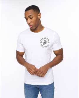 crosshatch Men's Crosshatch 5 Pack of College Theme Print T-Shirts in Multi colour Veelkleurig - L