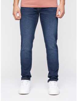 crosshatch Men's Crosshatch Buraca Slim-Fit Jeans in Blue Blauw - 34W/30L
