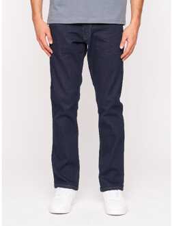 crosshatch Men's Crosshatch Cadman Straight-Fit Jeans in Blue Blauw - 30W/32L