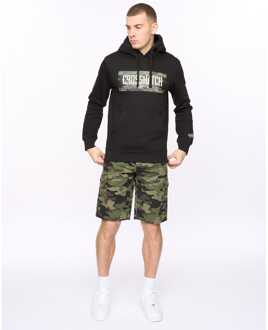 crosshatch Men's Crosshatch Camtort Hoodie in Black - maat M Zwart