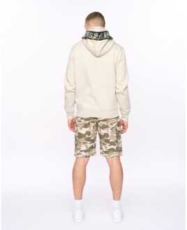 crosshatch Men's Crosshatch Camtort Hoodie in Grey - maat L Grijs