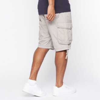 crosshatch Men's Crosshatch Jamstar Cargo Shorts in Grey - maat Grijs