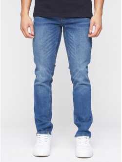crosshatch Men's Crosshatch Malcom Slim-Fit Jeans in Blue Blauw - 32W/32L