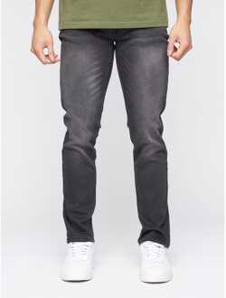 crosshatch Men's Crosshatch Malcom Slim-Fit Jeans in Grey Grijs - 40W/32L