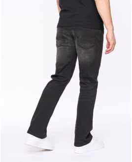 crosshatch Men's Crosshatch Winsbury Bootcut Jeans in Black Zwart - 36W/32L