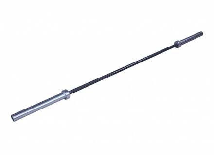 Crossmaxx Olympische Halterstang - 220 cm (50 mm) - Zwart