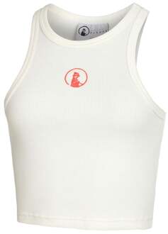 Crossroad Ribbed Tanktop Dames wit - L