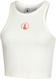 Crossroad Ribbed Tanktop Dames-Wit - XS,S,M,L,XL,XXL