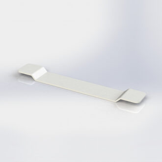 Crosstone by Arcqua Solid Surface badbrug 90x20cm mat wit BBR119103 Wit mat