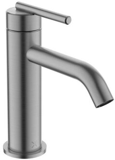Crosswater 3ONE6 Wastafelkraan - opbouw - 15.3cm - RVS slate (gunmetal) TL110DNST Slate geborsteld (antraciet)