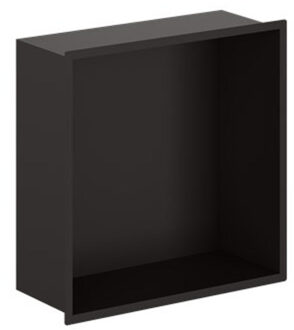 Crosswater Douche Nis - 30.5x30.5cm - mat zwart NI305305MB Zwart mat