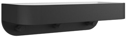 Crosswater Douchemand Wandgemonteerd Witte Inzet Mat Zwart SB035WM Zwart mat