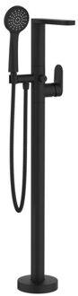 Crosswater Drift Bad-Douche kraan - mengkraan - vrijstaand - mat zwart DR416FM Zwart mat gecoat