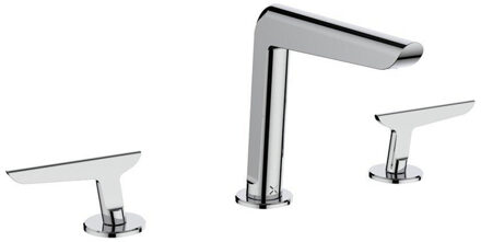 Crosswater Foile - 2 hendels - opbouw - chroom FO135DNC