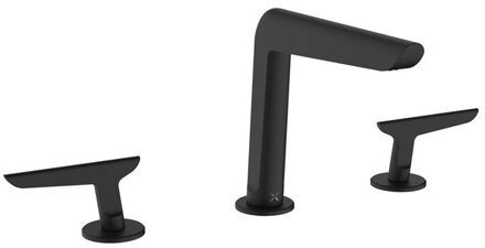 Crosswater Foile - 2 hendels - opbouw - zwart mat FO135DNM